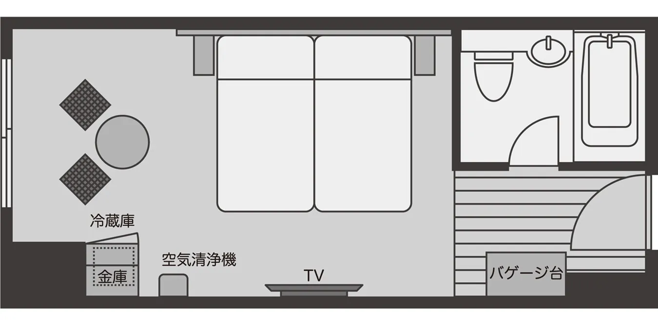 休闲双床房