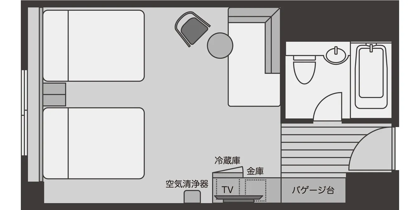 高级双床房