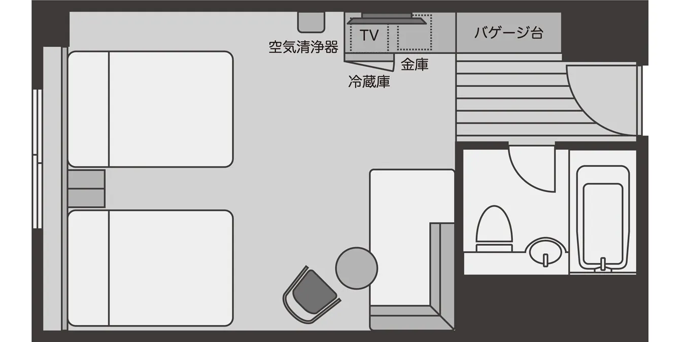 海景高级双床房