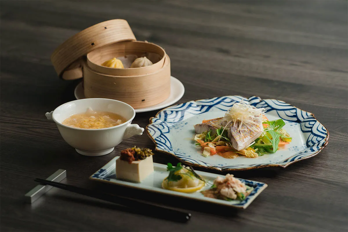 【数量限定】 三菜一汤午餐拼盘 (中华) 烤红薯